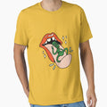 Alien sitting on a tongue by bennetthuskers