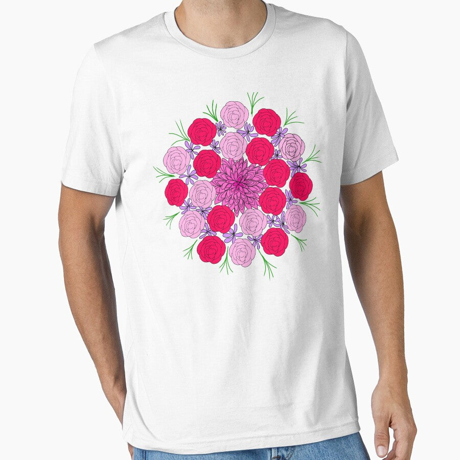 Colorful rose bouquet pattern by Darkies-store