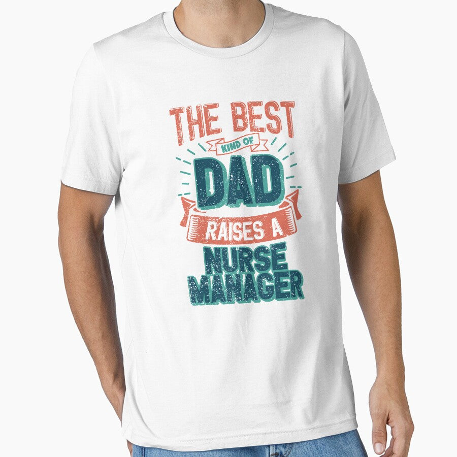This Great Gifts For Dad From Daughter - The Best Kind Of Dad Raises a Nurse - Unique gift for him your Father or Husband by Orange Pieces