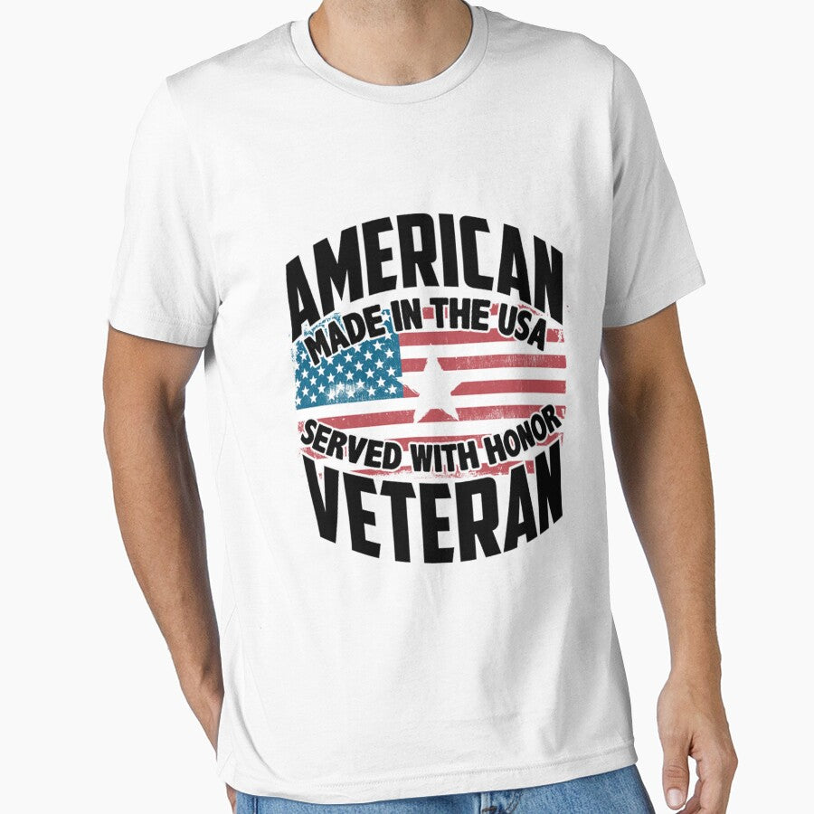 Made In America Patriotic Shirt Design by q4success
