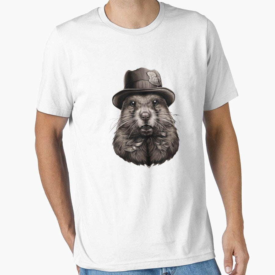 Bieber with a hat by Toms Tee