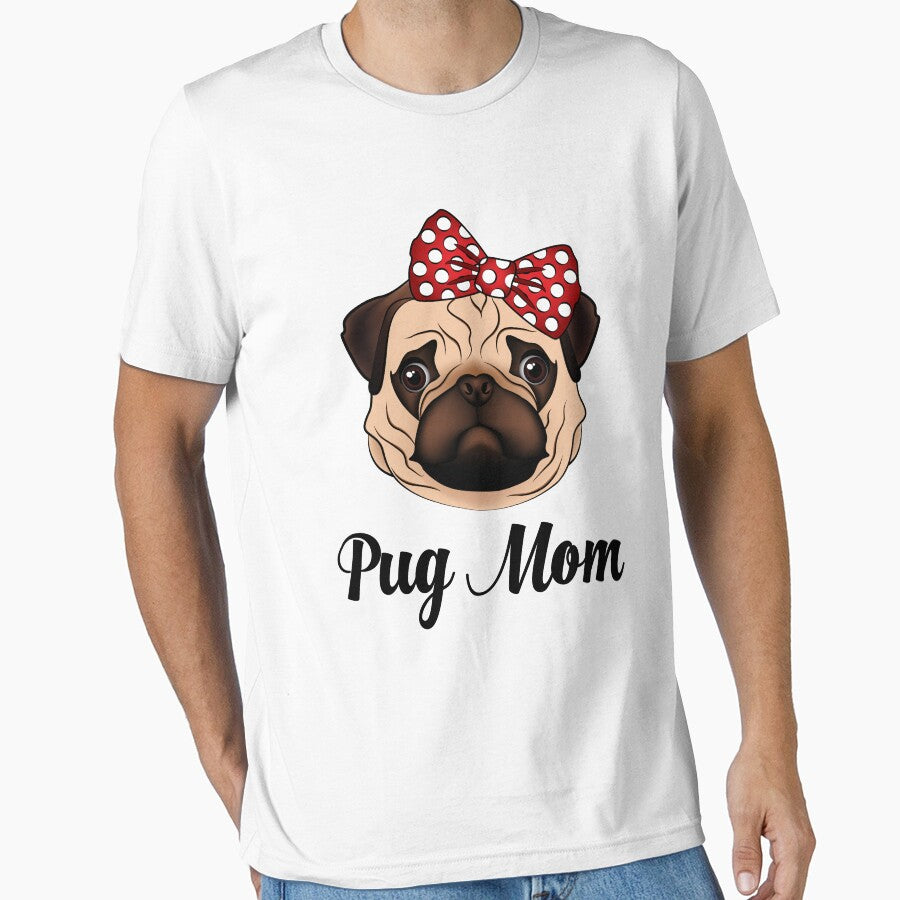 Birthday Mom Idea Pug Funny Cute Lover Owner Puggy Face Life by ZNOVANNA