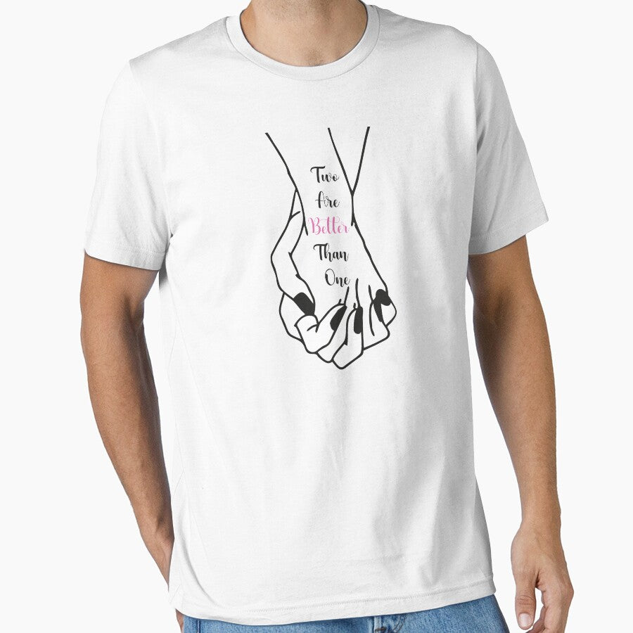 Two are better than one t-shirt lovers by boujidi