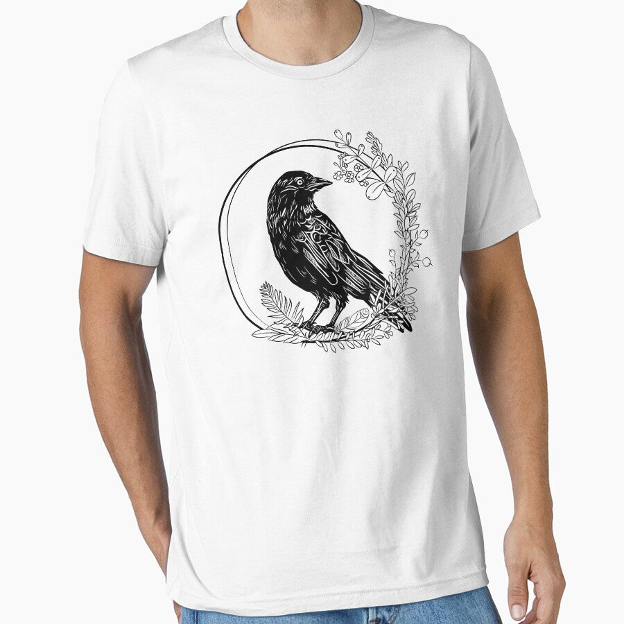 raven crow black bird by GoldSunBleuSky
