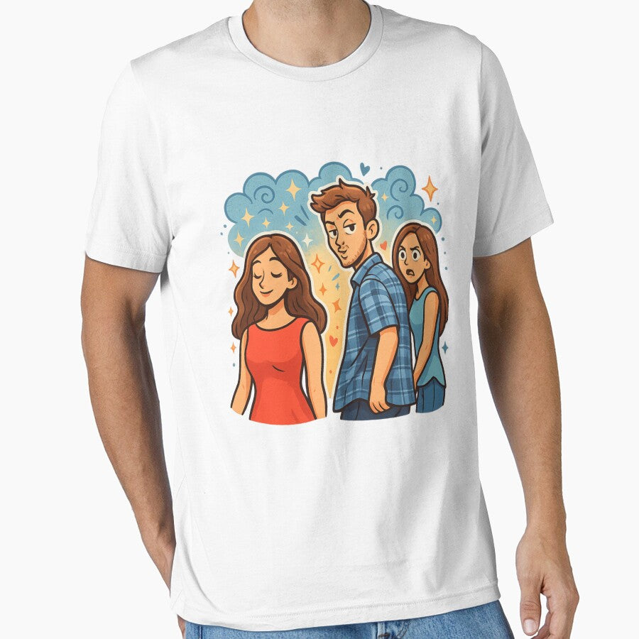 Distracted Boyfriend  Viral Meme Cartoon Style by Geraldineorp