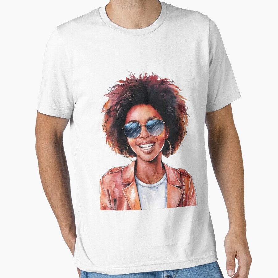 American girl with a big smile by Zaranova
