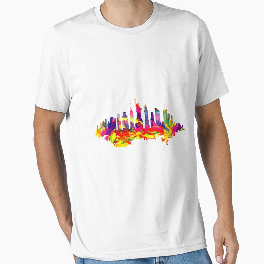 New York Skyline - Tie dye by bennetthuskers