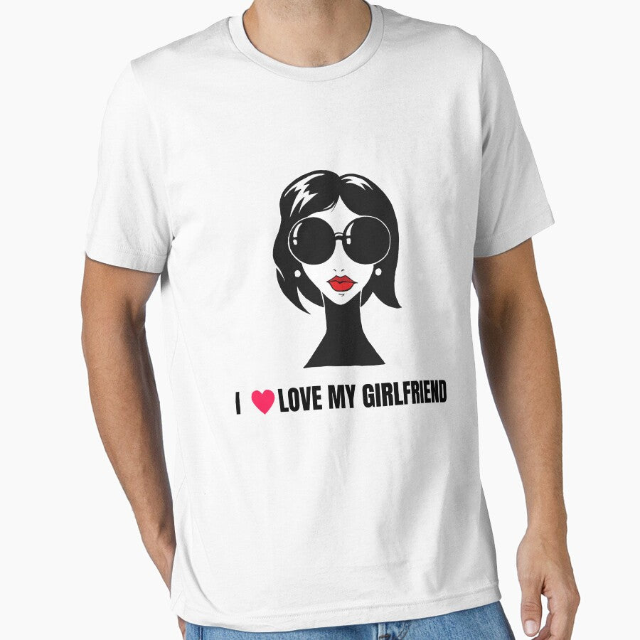 I love my girlfriend shirt, Awesome girlfriend day shirt and perfect gift for girlfriend, Girlfriend day, Gift for her, Cute girlfriend shirt by T. MINISTRY