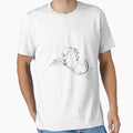 Horse line art t-shirt | horse art poster | Horse minimalistic art by KARTICK DUTTA