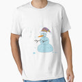 Snowman catches snowflakes by Olga81creative