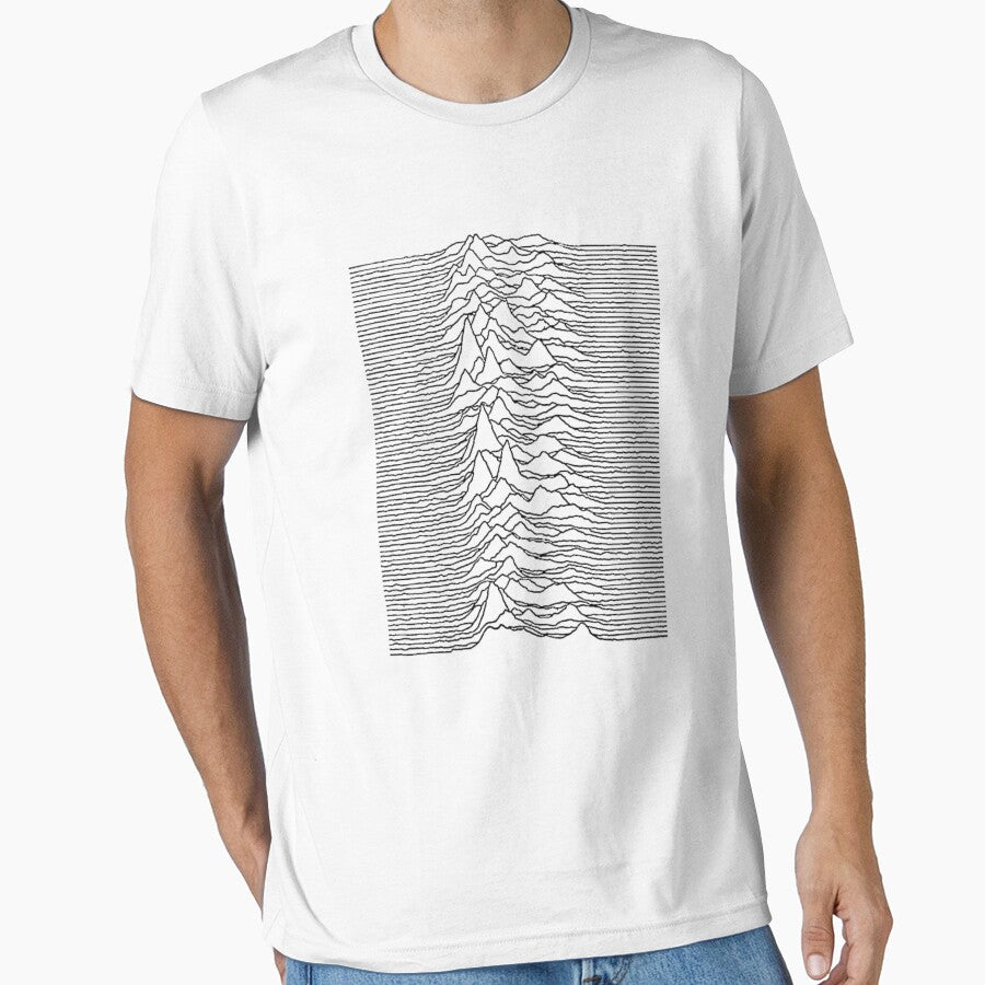 white wave unknown pleasures by SamMedhurst