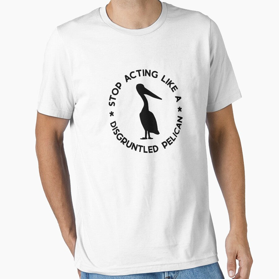 Disgruntled Pelican (Black) by splode