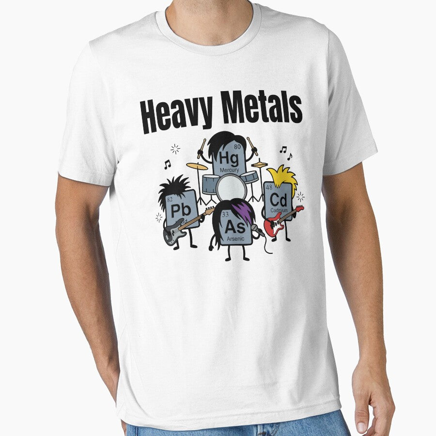 Heavy Metals Chemistry Periodic Table Science Teacher Humor by FreshVibe Prints