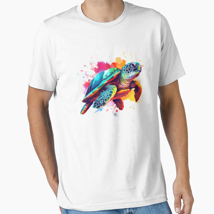 Sea Turtle Splash by GraphicsJCM