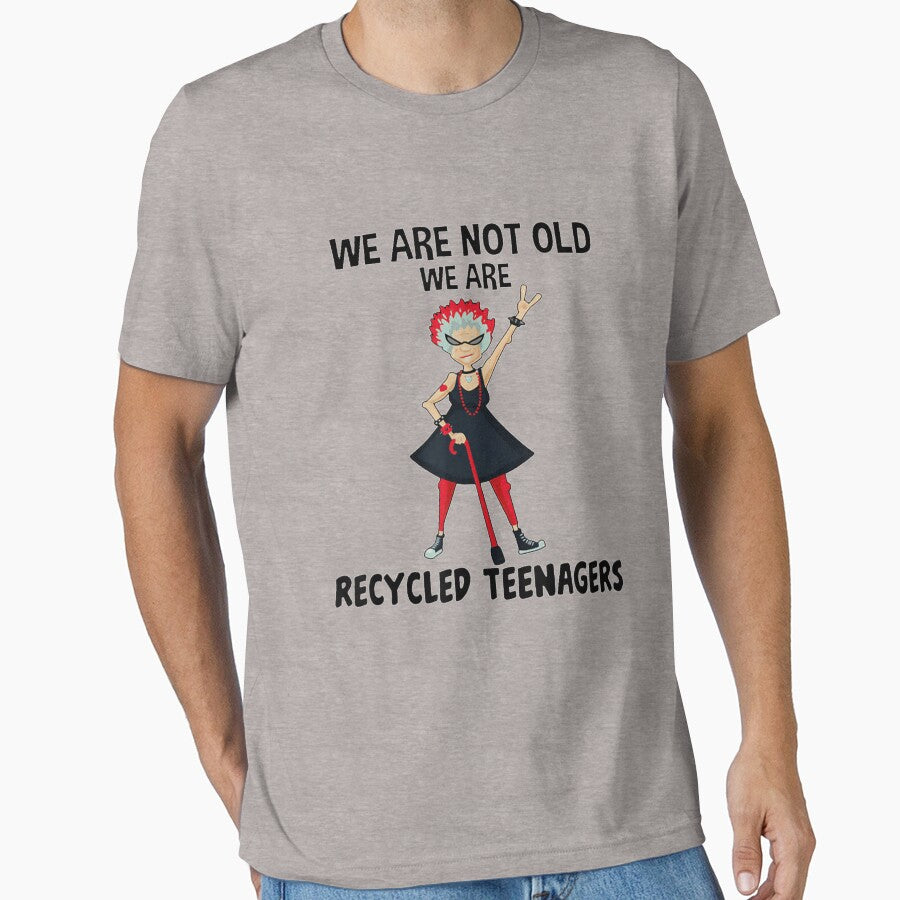 We Are Recycled Teenagers T-Shirt by shop   luisant