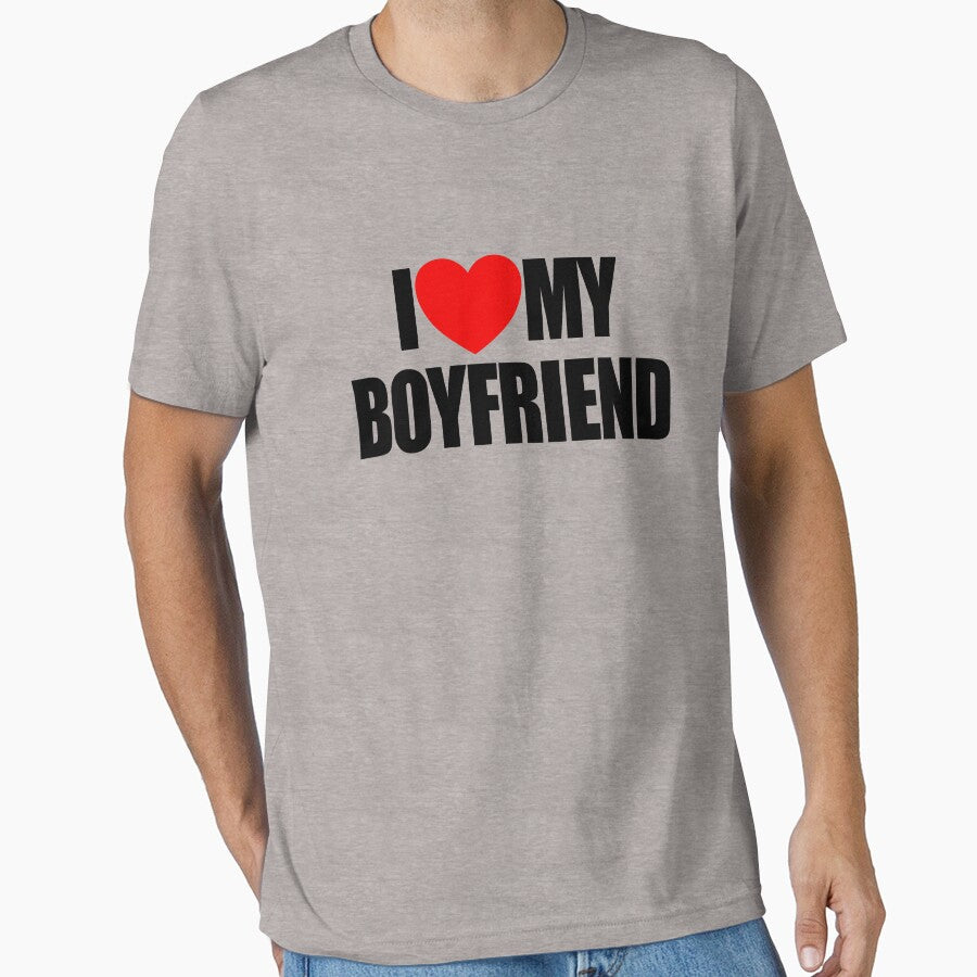 I Love My Boyfriend Red Heart I Love My Boyfriend Gear by DynamicDesign
