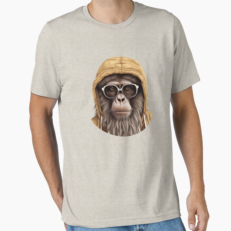 Hippy monkey by Toms Tee