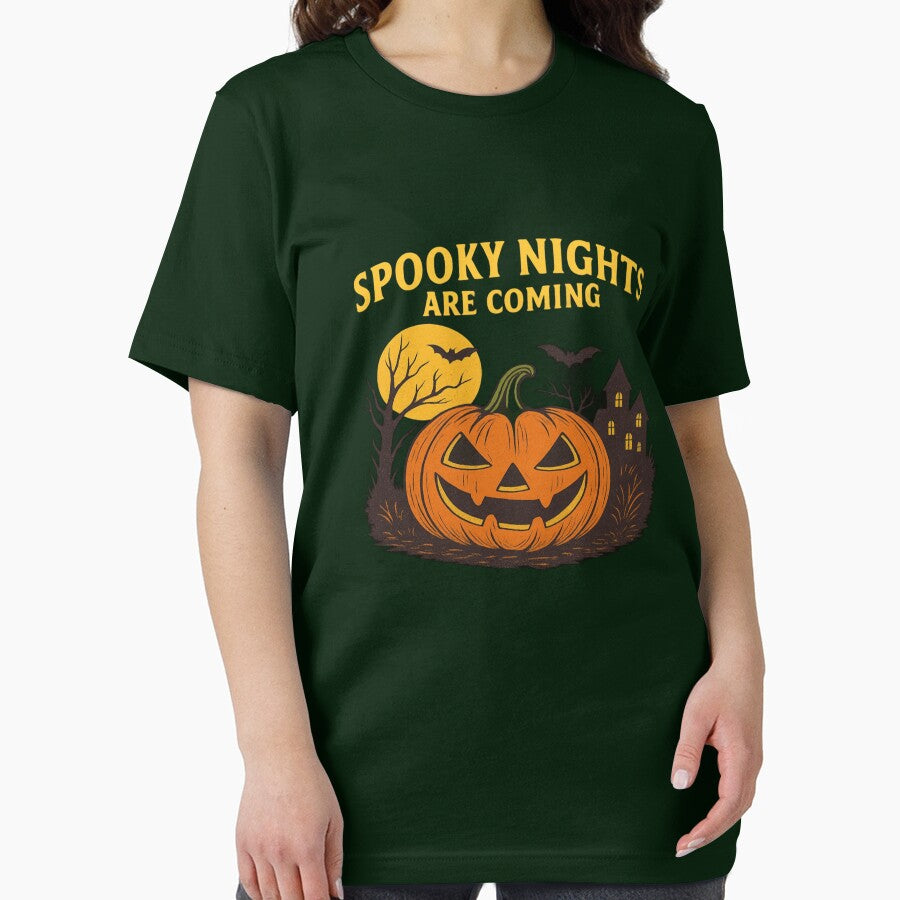 Spooky Halloween Vintage Pumpkin Ghost T-Shirt Costume by Love is beautiful.