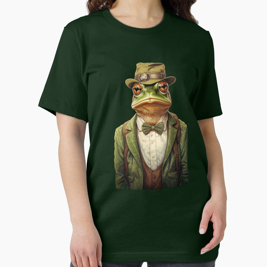Frog with hat by Toms Tee