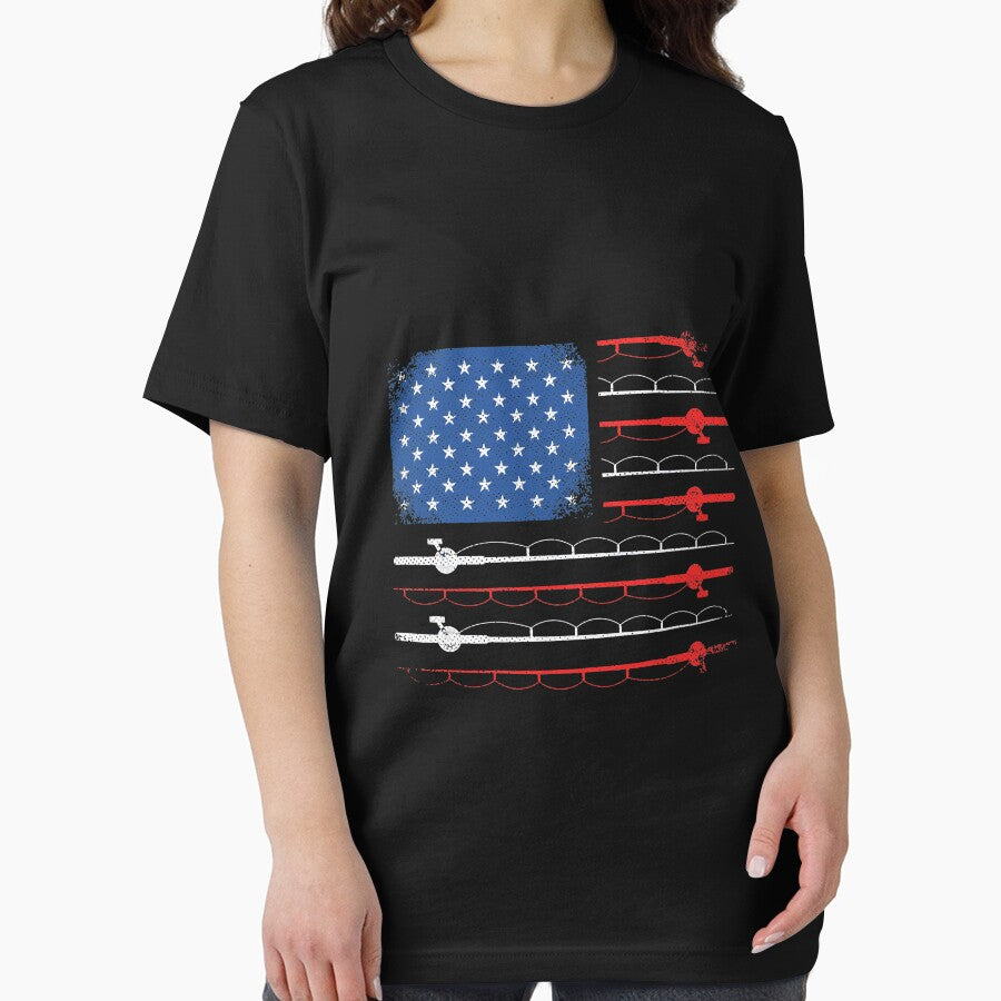 American Flag Fishing Shirt Vintage Fishing by soapeselvi