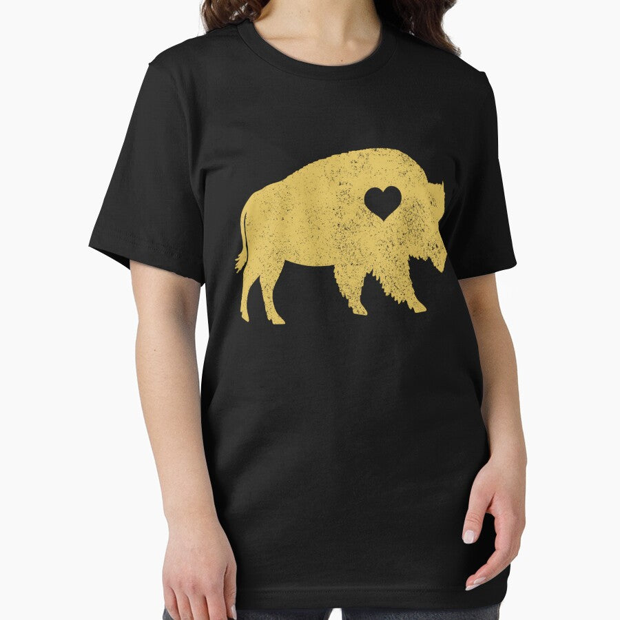 Bison Lover American Buffalo National Park Souvenir Vintage by Stroblesamuel