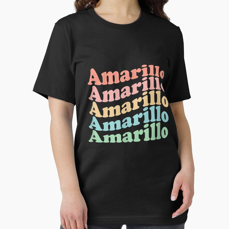 Vintage 70's USA Hippie City - Retro Amarillo by Jackwidforss