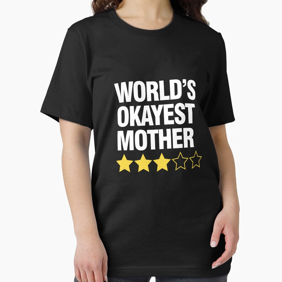 Funny Mothers Day Gift Worlds Okayest Mother Sarcastic Mothers Day Gift by ikidyounot