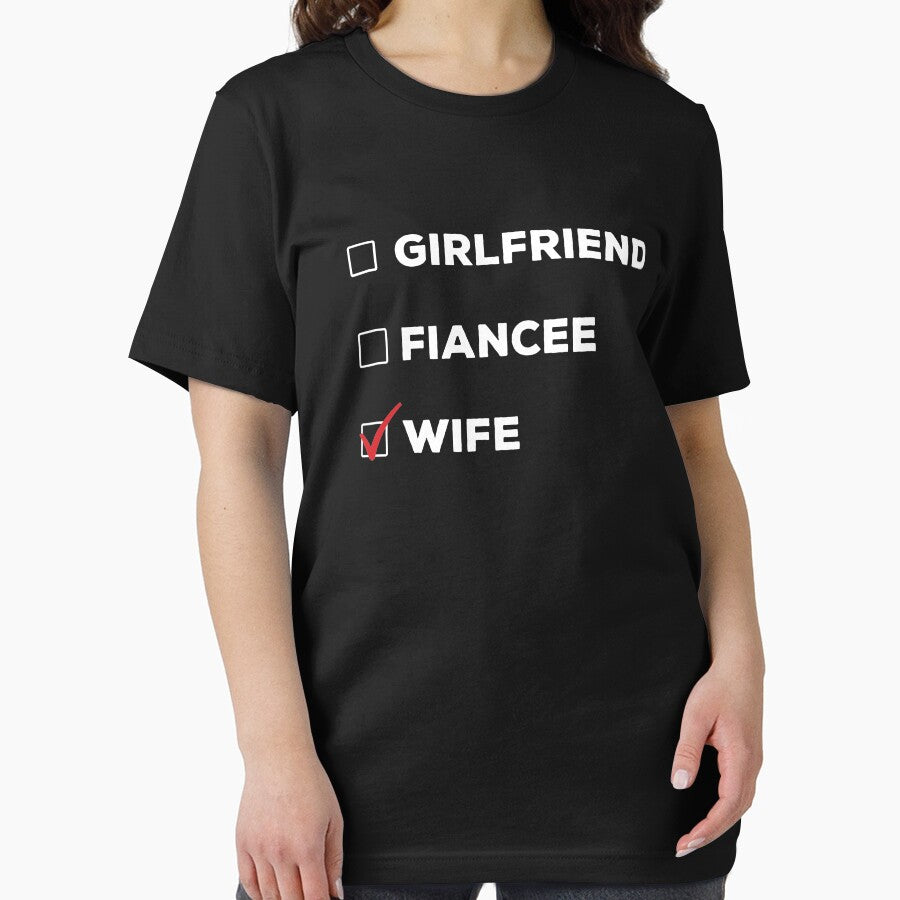 Girlfriend, Fiancee, Wife T-Shirt, Valentine Day Shirt, Couple Love T-Shirt, Gift For Boyfriend, Gift For Girlfriend, Love Tee Bride shirt by aymob