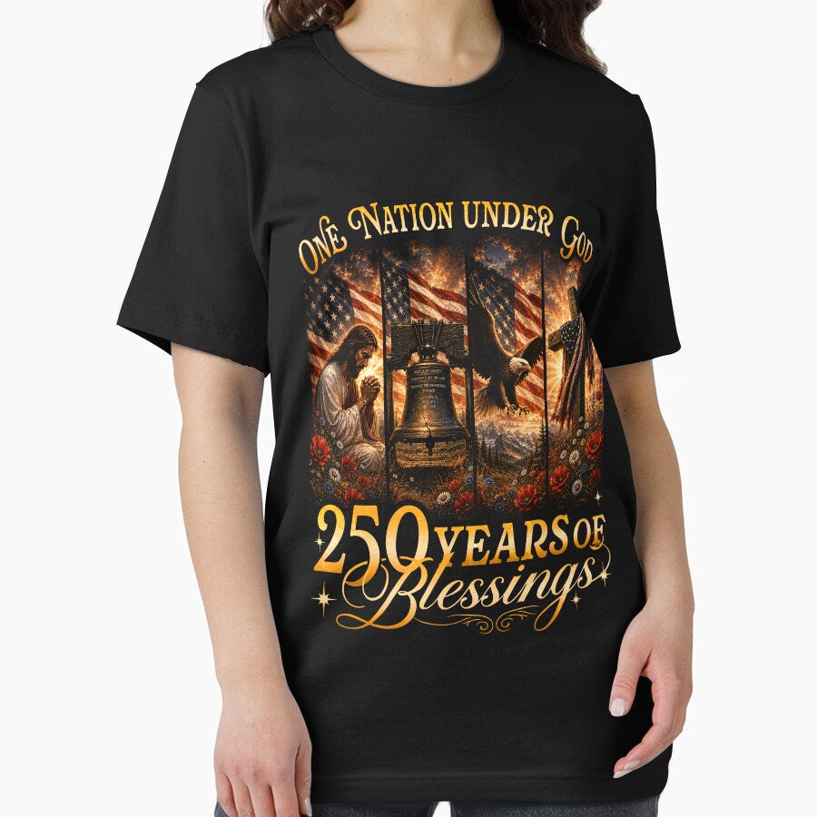 One Nation Under God 250 Years 250Th Anniversary Usa by BlightedArt