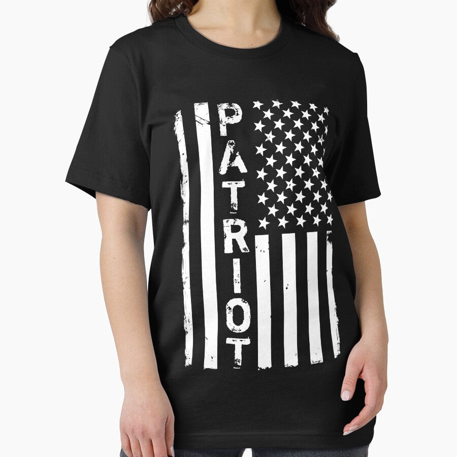 Distressed B&W American Flag by LeGND