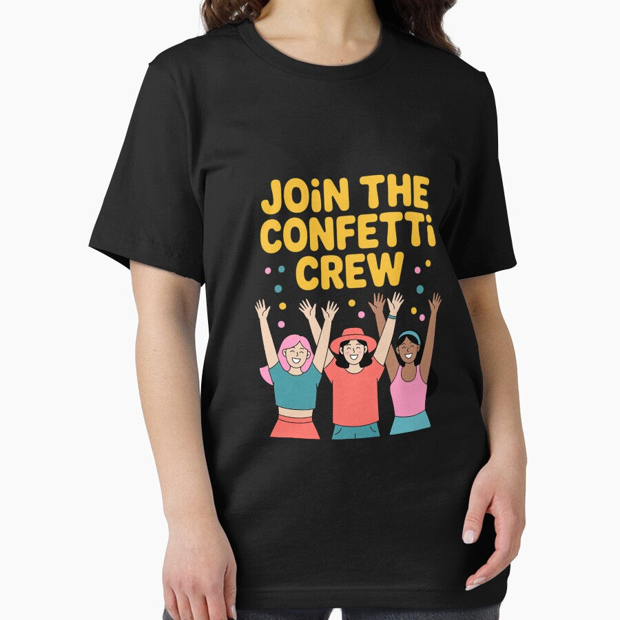 Join The Confetti Crew Festival Squad Graphic by HardcoreTour