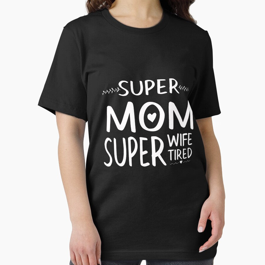 SUPER MOM SUPER WIFE SUPER TIRED FUNNY GIFT FOR MOM by goodprints shop