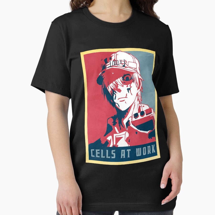 While Blood Cell - Cells At Work Political  1 - Tshirt by JanaBradtke