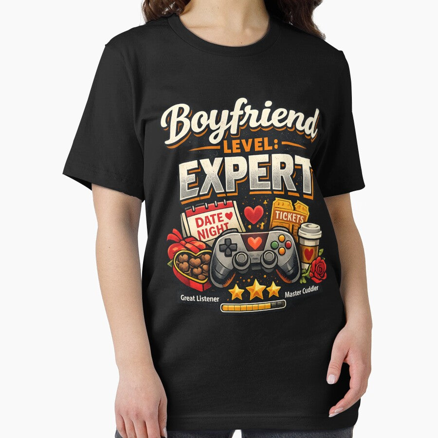 Boyfriend Level Expert - Funny Gamer & Date Night Couples by SidTastic