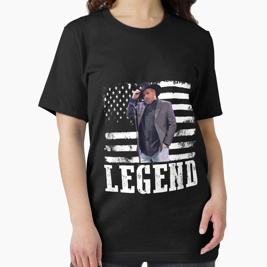 Distressed American Flag Music Garth Brooks Legend by StefanCollins