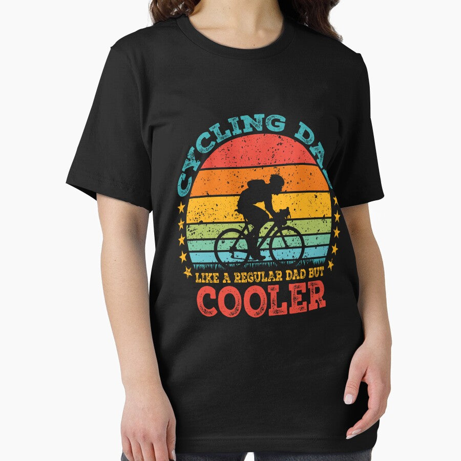 Cycling Dad Like A Regular Dad But Cooler | Funny Vintage Cyclist Father's Day Gift by oldiesdays  ★★★★★