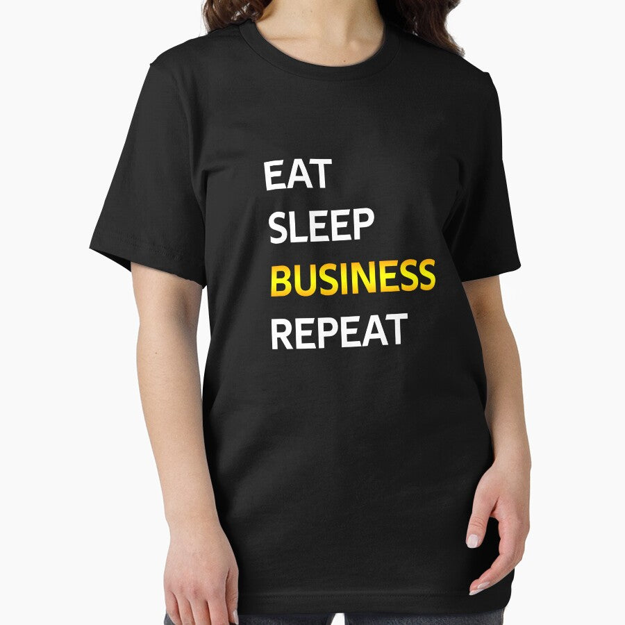 Eat Sleep Business Repeat by CatArtStore