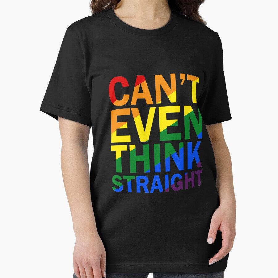 LGBT Rainbow Can't Event Think Straight by LimaChippewa