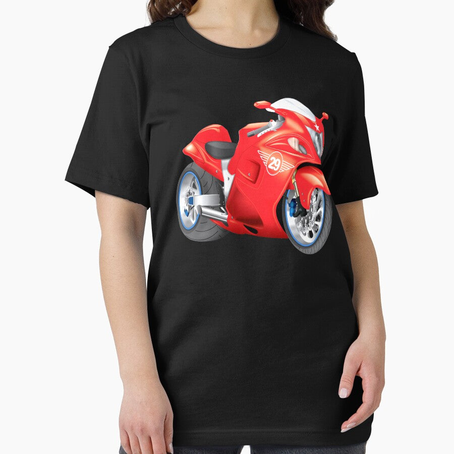 Hayabusa Style Fat Tire Street Bike Motorcycle by Pro29Graphics