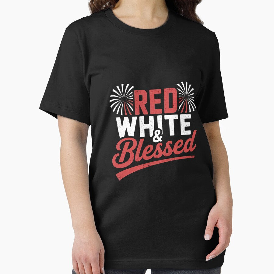 Red White & Blessed-4th Of July USA Independence day Patriot by GaryBellcvbnb