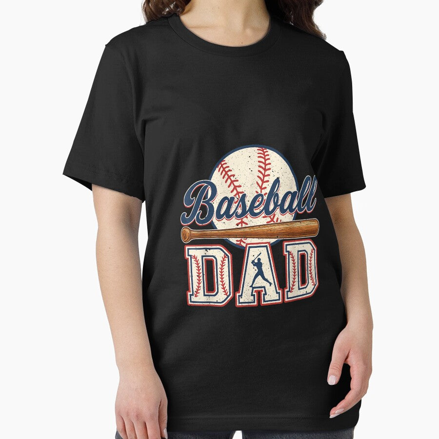 Baseball Dad Happy Fathers Day Shirts for Men Wife Daughter by FrankIsabel