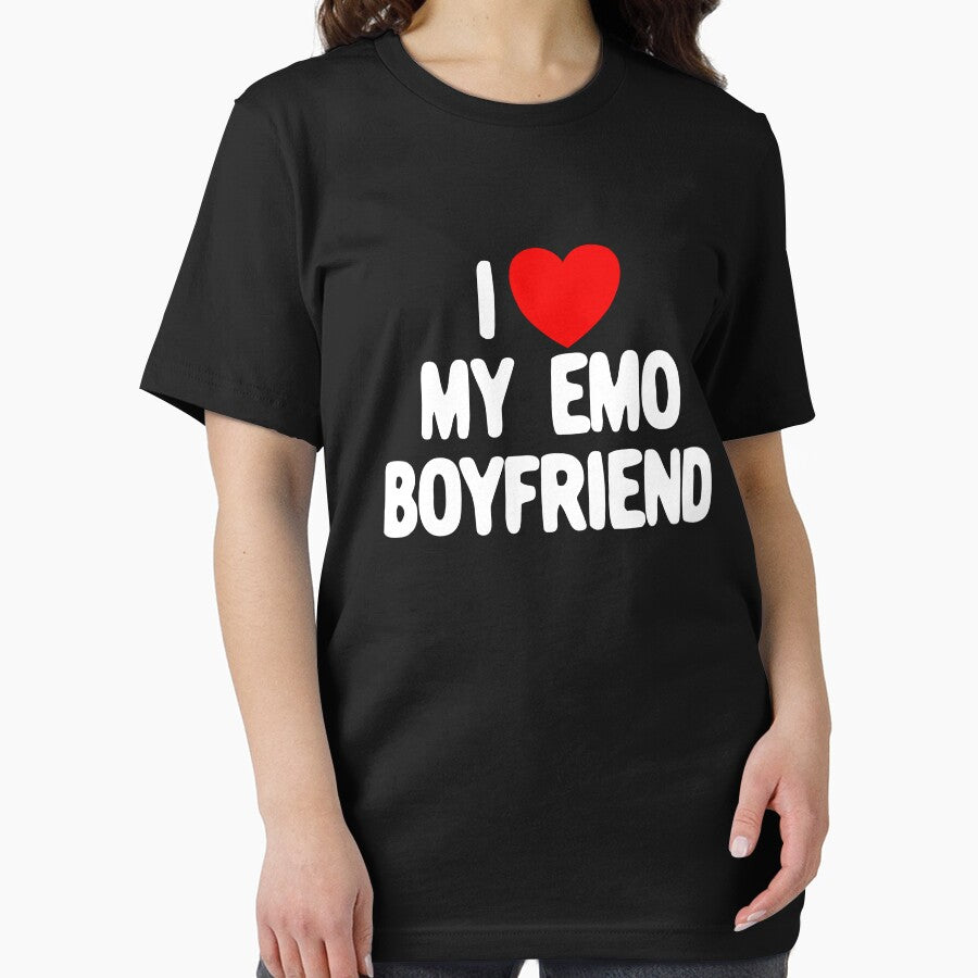 I Love My Emo Boyfriend Red Heart I Love My Emo Boyfriend Gear by DynamicDesign