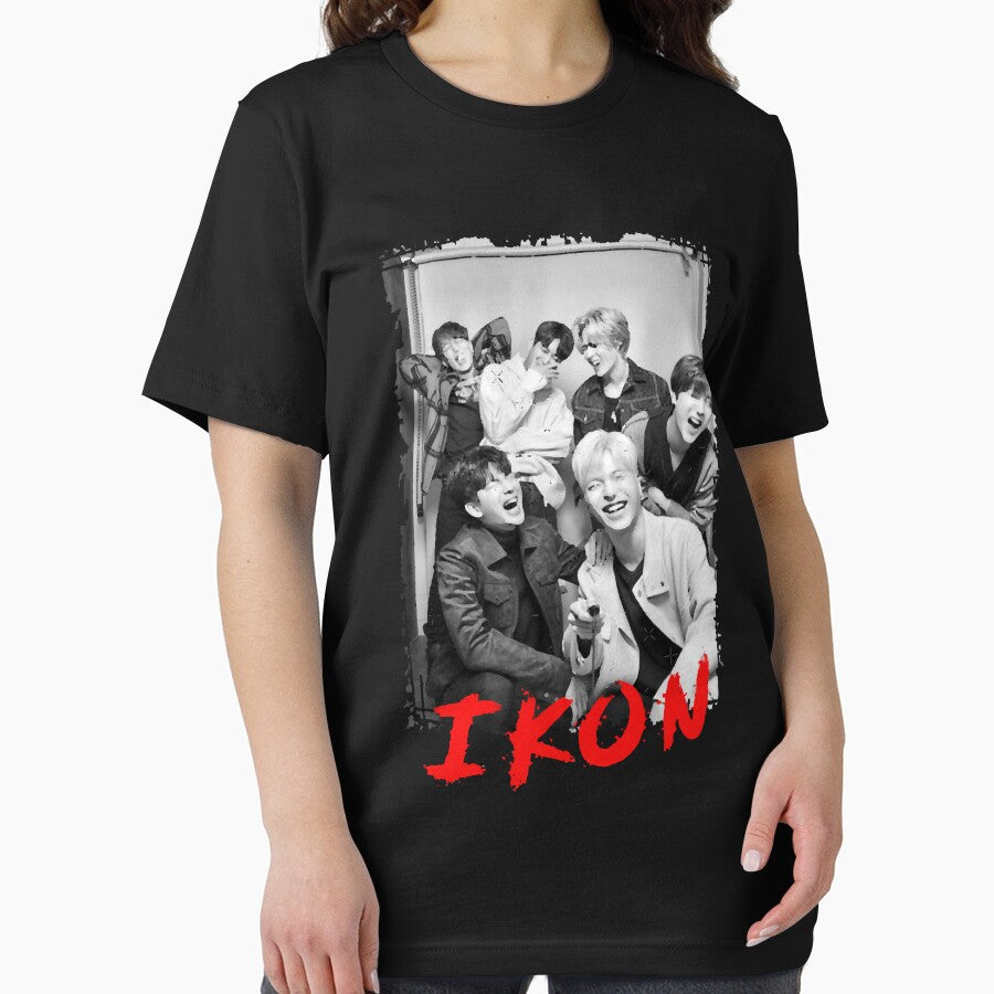 iKON Kpop Group Members black and white Korean Kpop RGB Color Design Classic by Prossulke