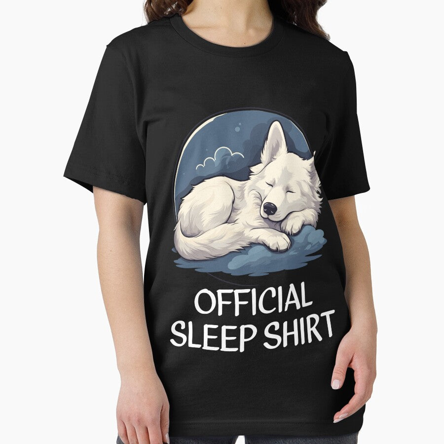 White German Shepherd - Official Sleepshirt by Matthias Hoch