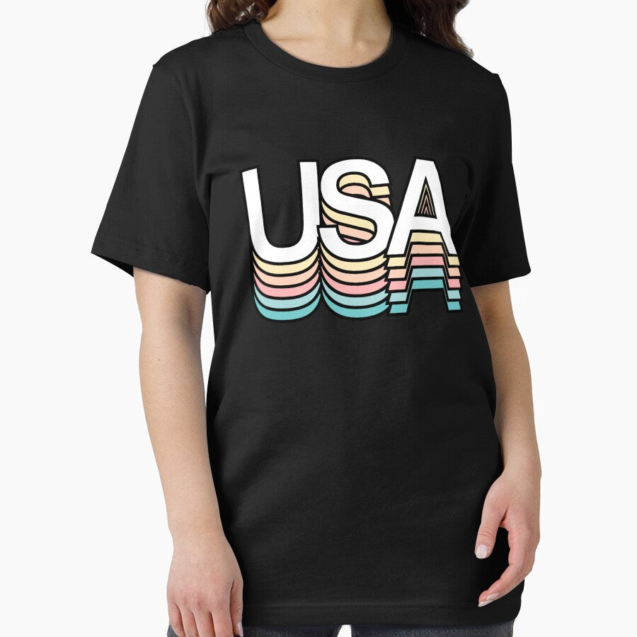 USA Pastel Retro Aesthetic Modern Typography by JosephHagen