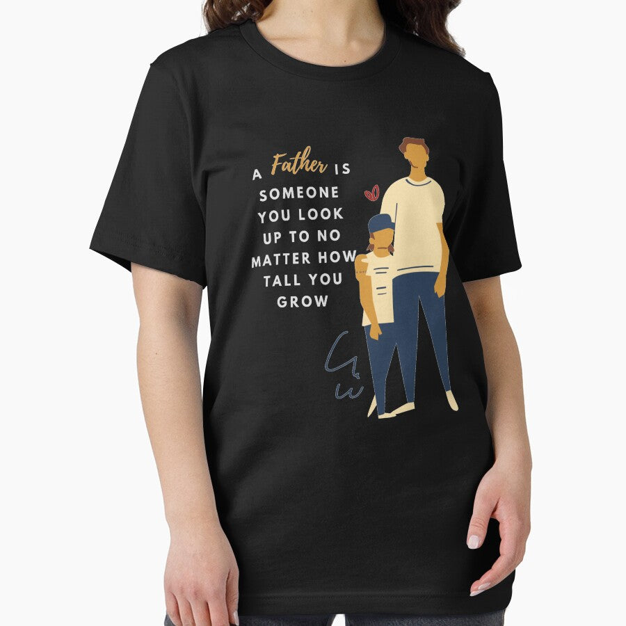 We look up to our fathers no matter how tall we grow by PaperDreamPod