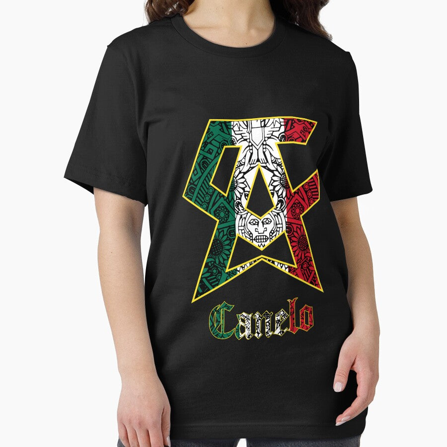 Canelo Boxing Mexican Style Mexico Saul Alvarez Logo Symbol unisex shirt by Lukifo-Mission