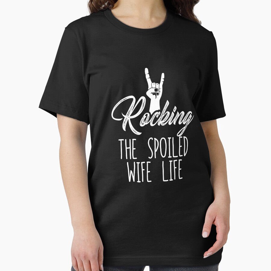 Women's Rocking Spoiled Wife Life Rock On Spoiled Wife Gear by DynamicDesign