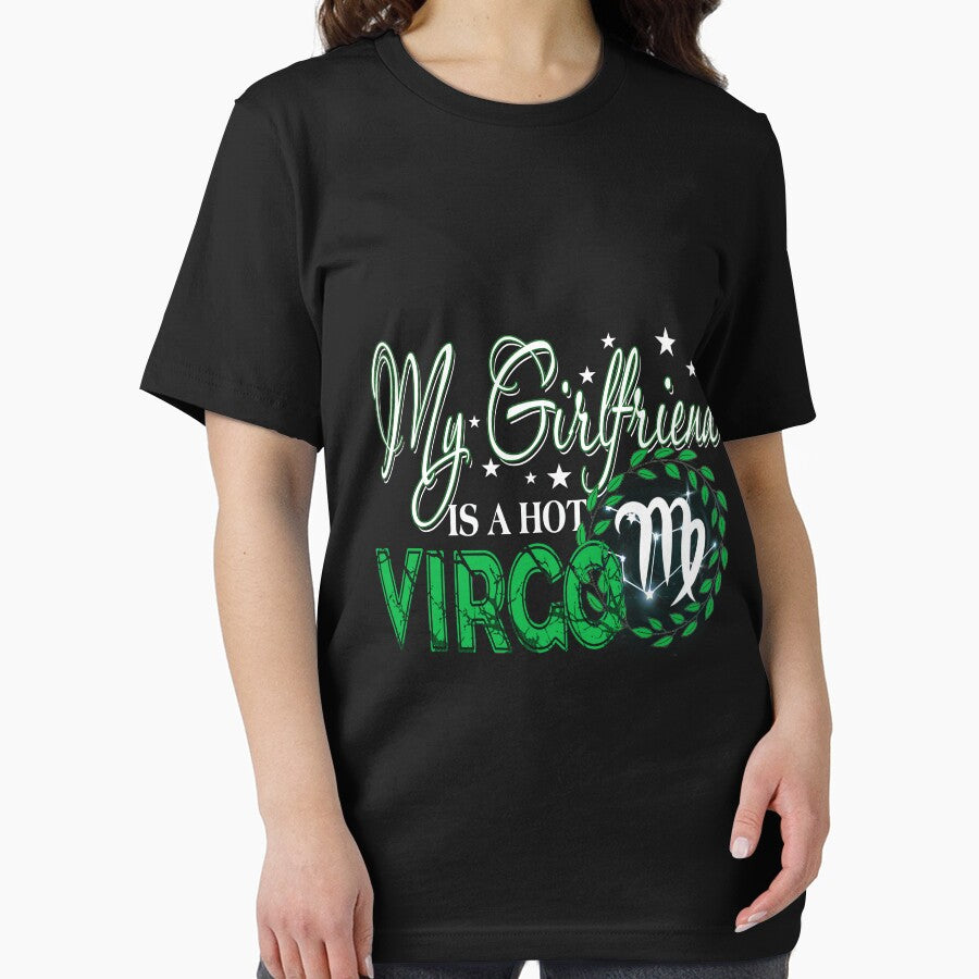 My Girlfriend Is A Hot Virgo T-Shirt by Leevinstee