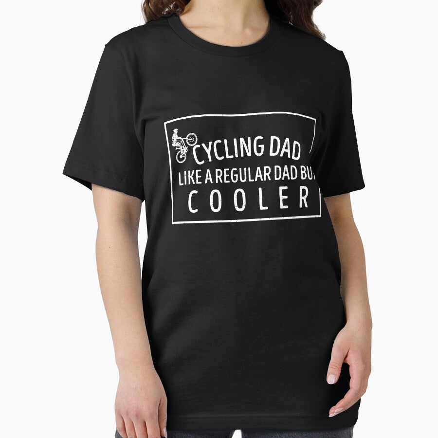 Cycling Dad Like A Regular Dad But Cooler | Bicycle Bike Rider Father's Day Gift by BeYourOwnHero